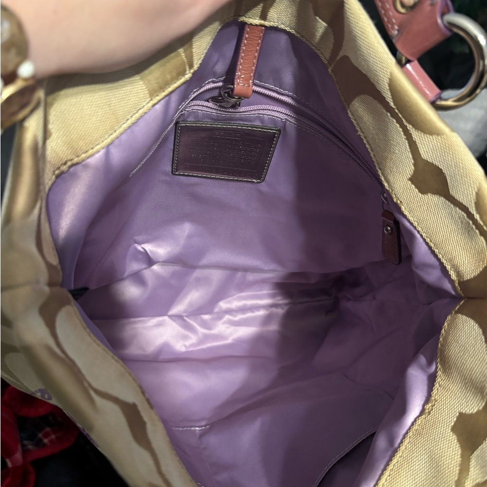 Coach Poppy RARE Glam Bag Tote - Picture 6 of 12